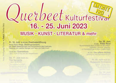 Querbeet Kulturfestival 2023, 15. - 25. Juni 2023 im Metropolengarten auf Dahlbusch, Gelsenkirchen